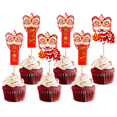 Ercadio 24 pack cupcake toppers elevate party dessert aesthetics