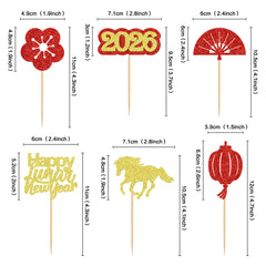 Ercadio Chinese lantern horse fan topper highlights year-of-the-horse celebrations