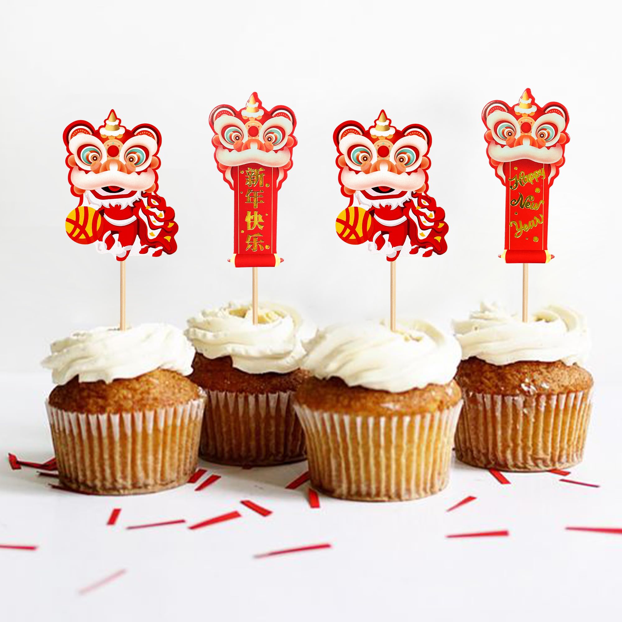 Ercadio Chinese New Year topper highlights festive greetings on treats