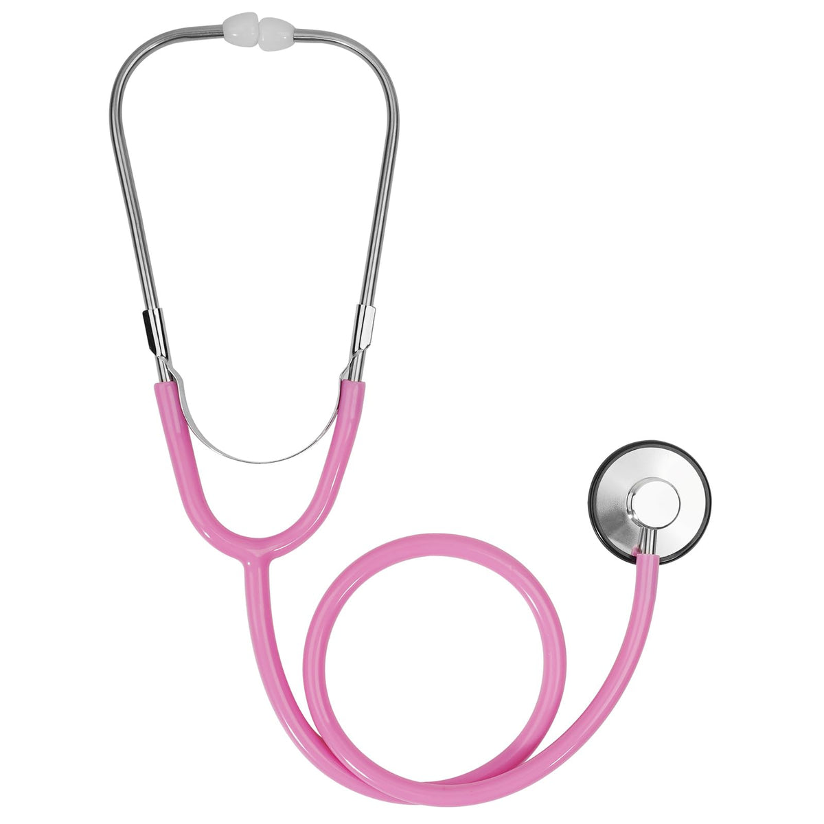 ERDOGLY pink kids stethoscope heartbeat view supports pretend doctor play and learning.