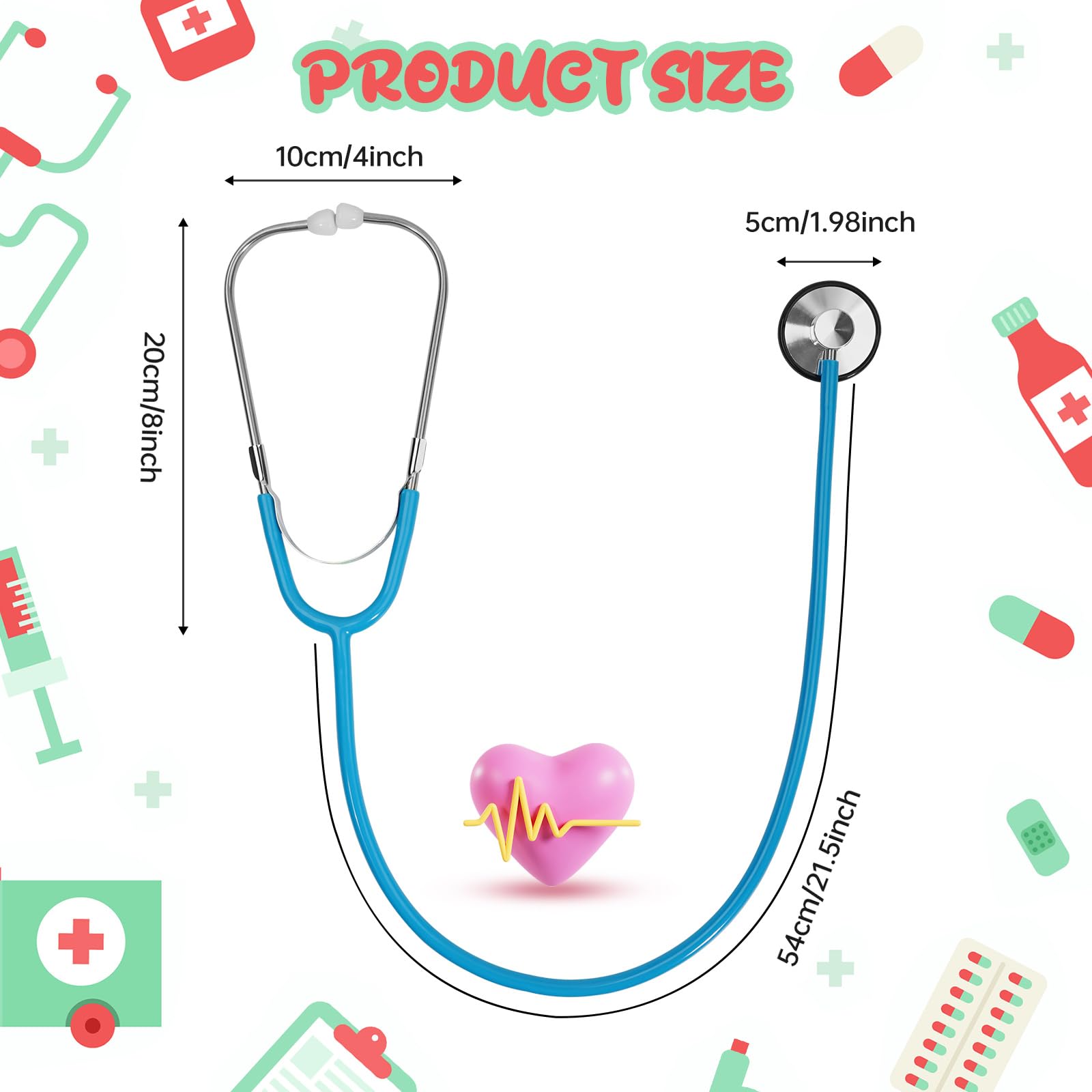 ERDOGLY stethoscope toy helps inspire role-play and teamwork among young doctors.