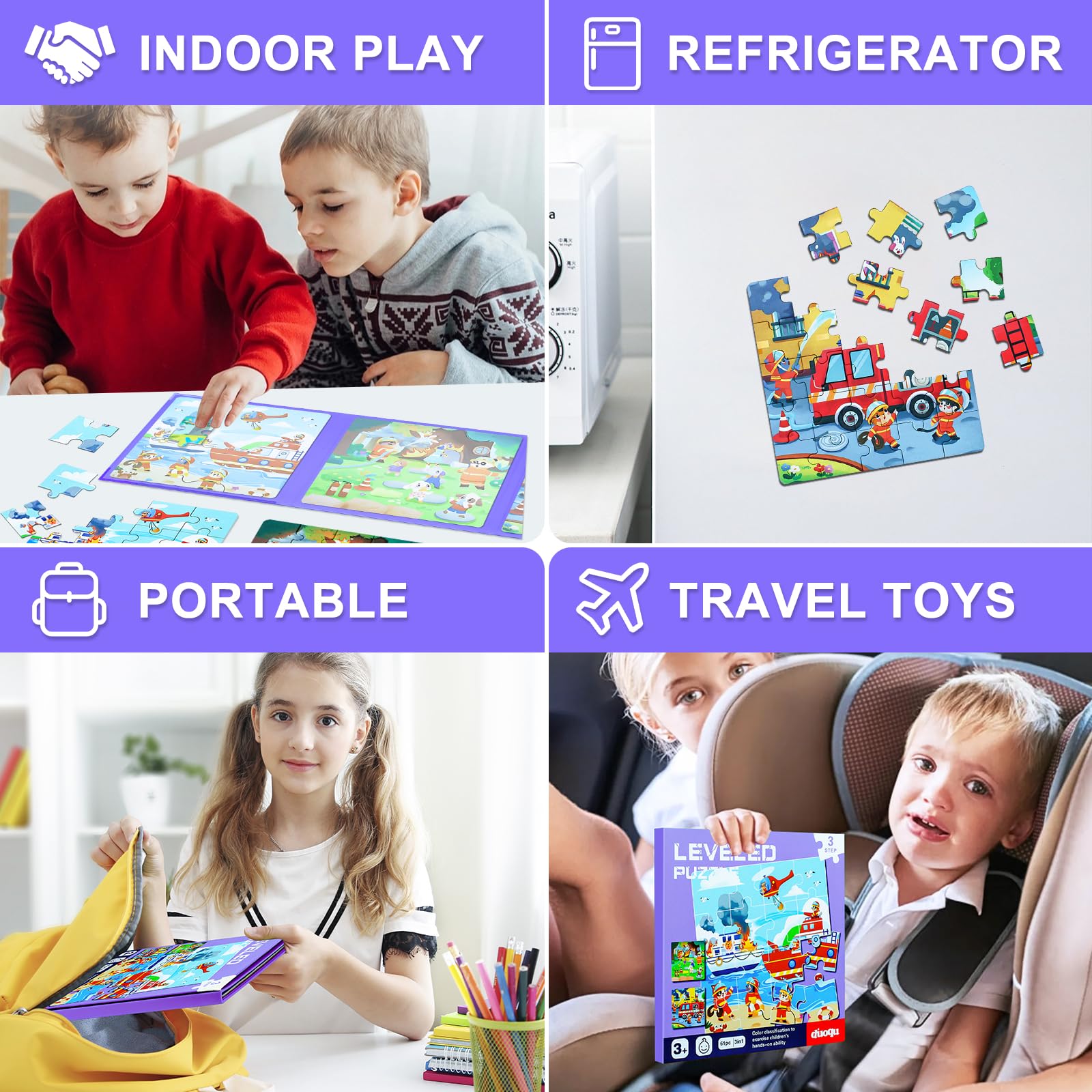 EREBADI Magnetic Puzzle Gift Pack makes a thoughtful kids gift