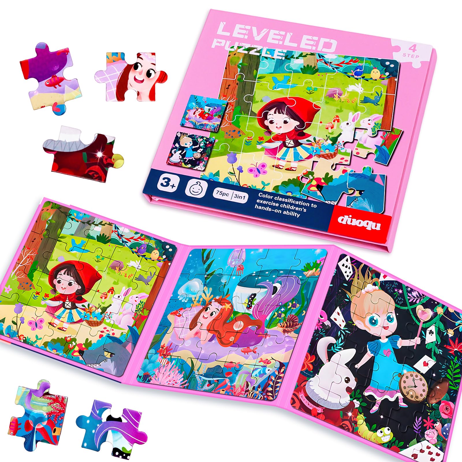 EREBADI Fairy 20-piece magnetic puzzle for easy, engaging play.