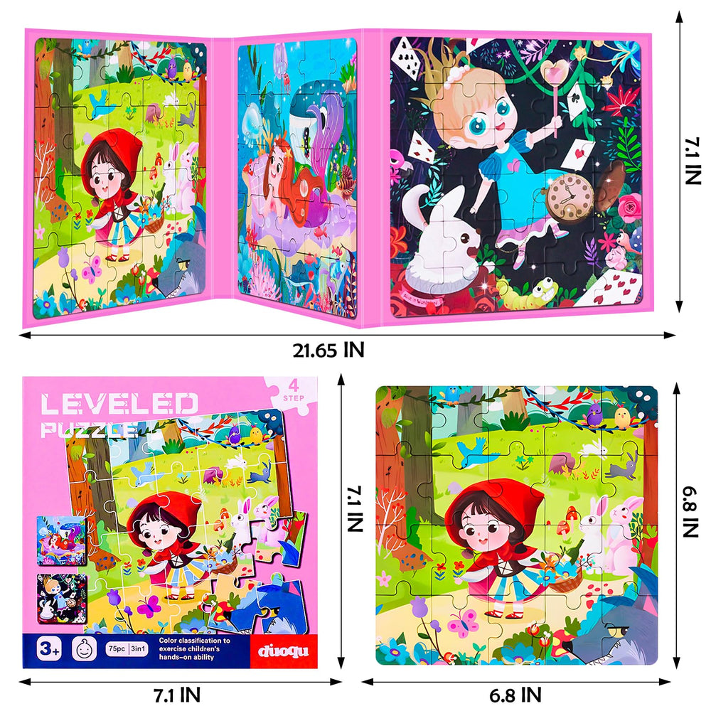 EREBADI Fairy 30-piece magnetic puzzle challenges young minds.