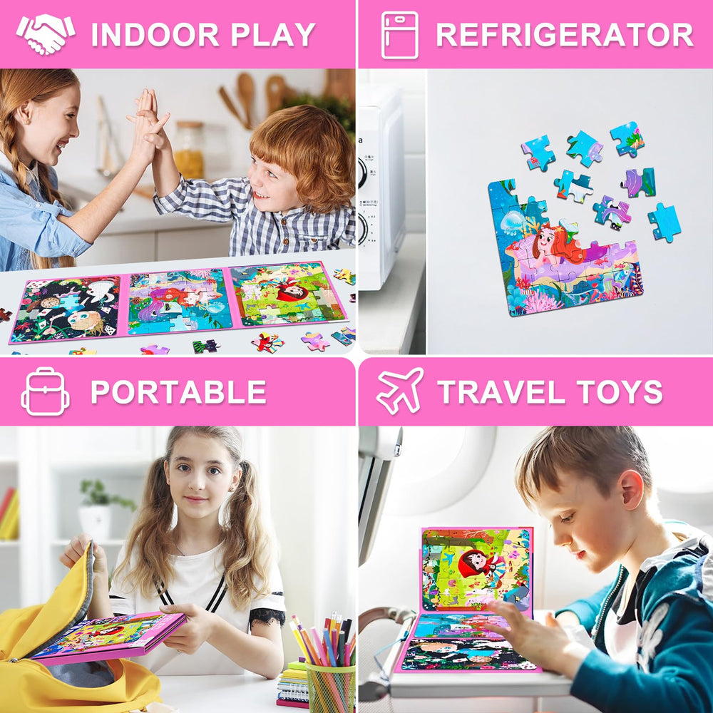 EREBADI gift-packaged fairy puzzles ideal for birthdays and holidays.