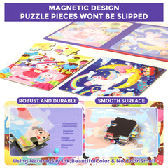 EREBADI Mermaid puzzle 20 pieces: advanced layout supports problem-solving and persistence.