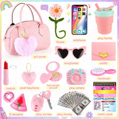 ERHAICAT Play Purse sunglasses highlight fashion-inspired pretend adventures.