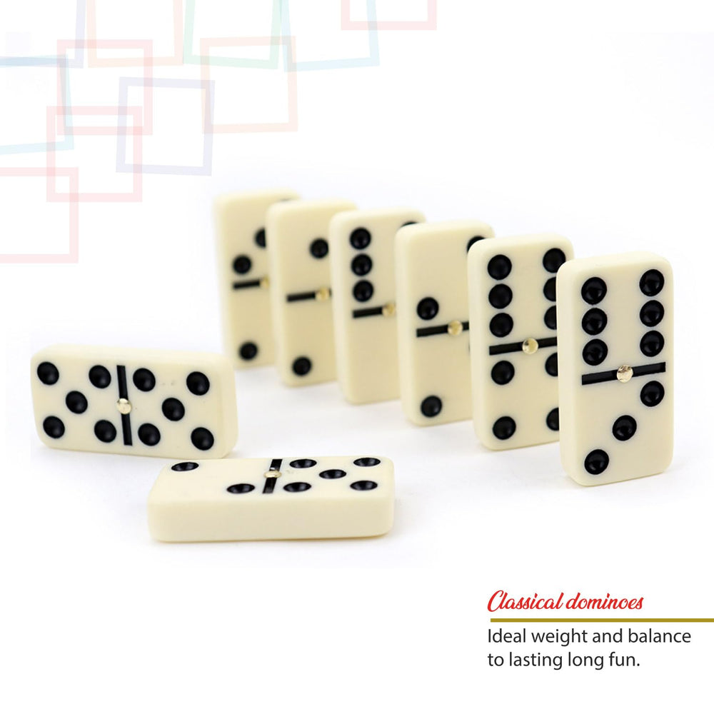 ERLLE dominoes set for a cozy family game night and simple setup.