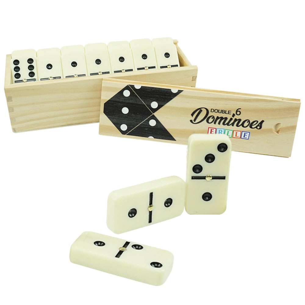 ERLLE jumbo dominoes tiles close-up showing large, easy-to-handle pieces