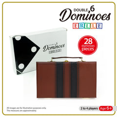 ERLLE portable dominoes set for travel and on-the-go play.