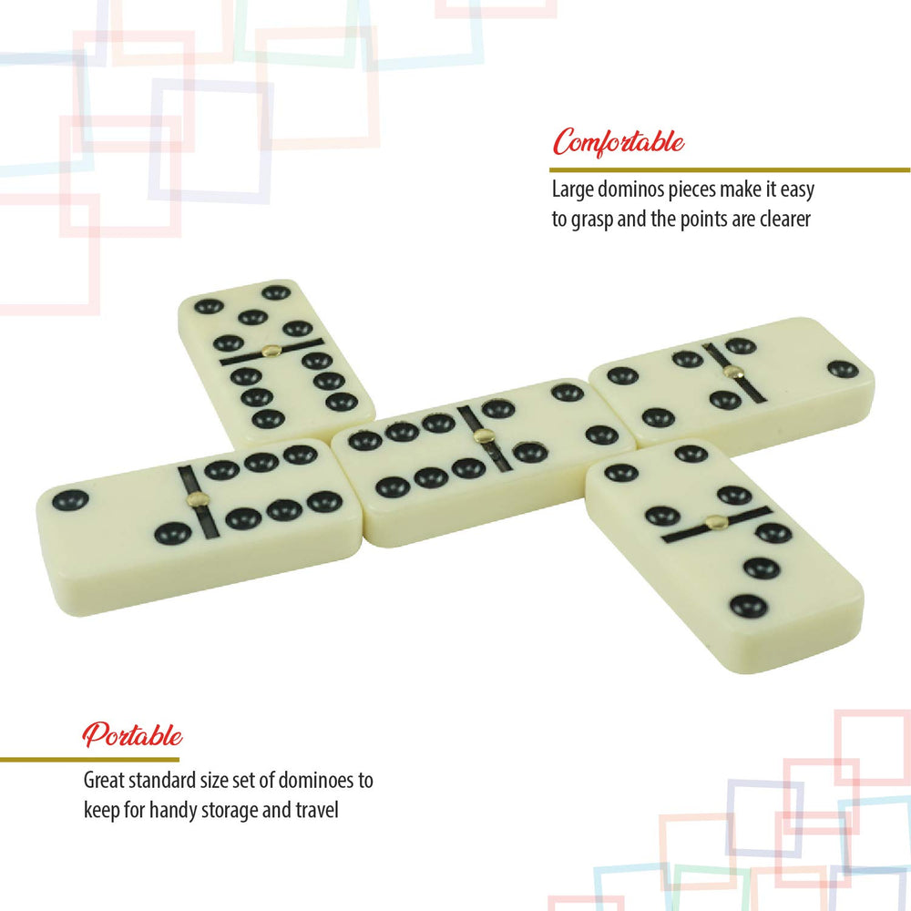 ERLLE dominoes suitable for all ages, from kids to seniors.