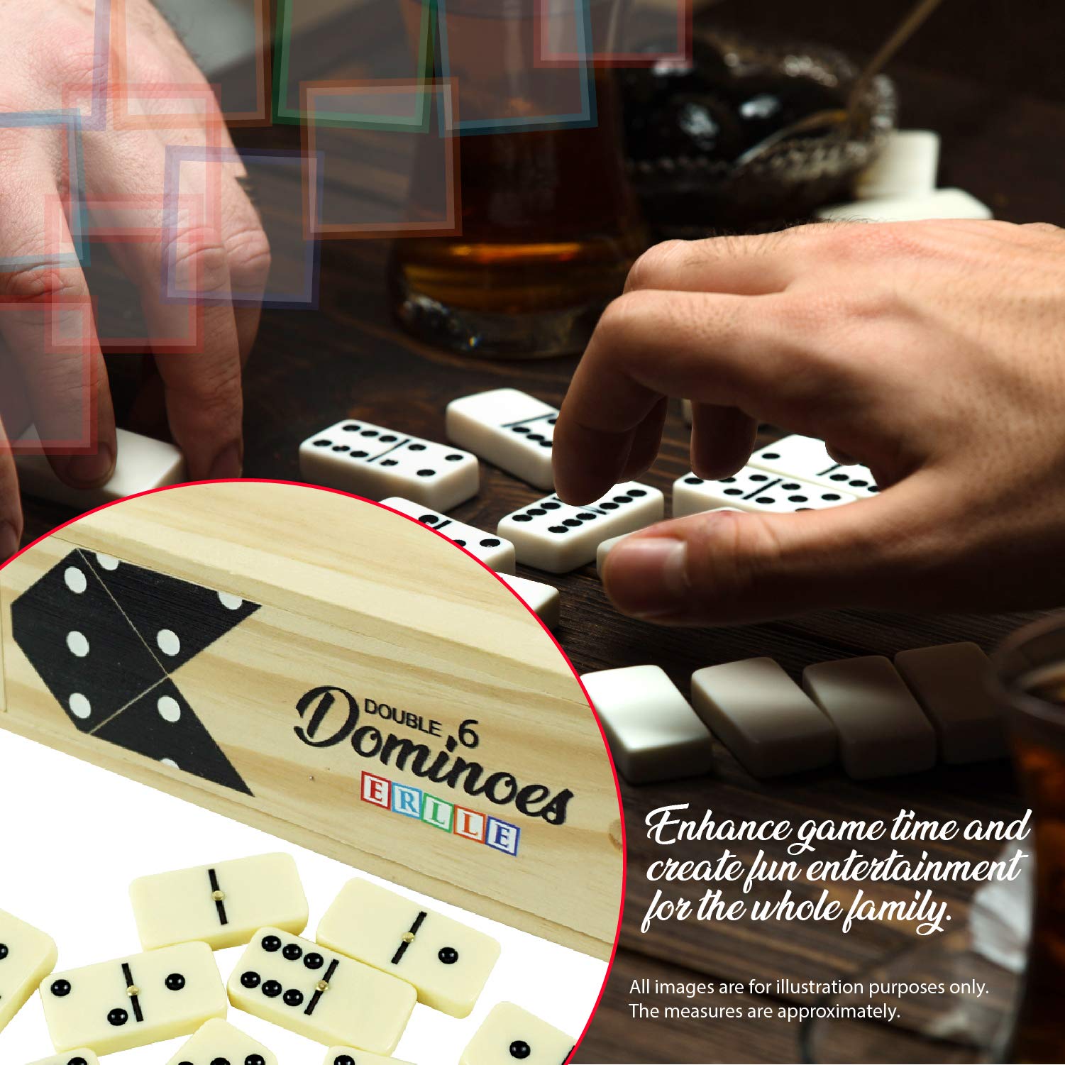 ERLLE scratch-resistant tiles deliver lasting gameplay sessions.
