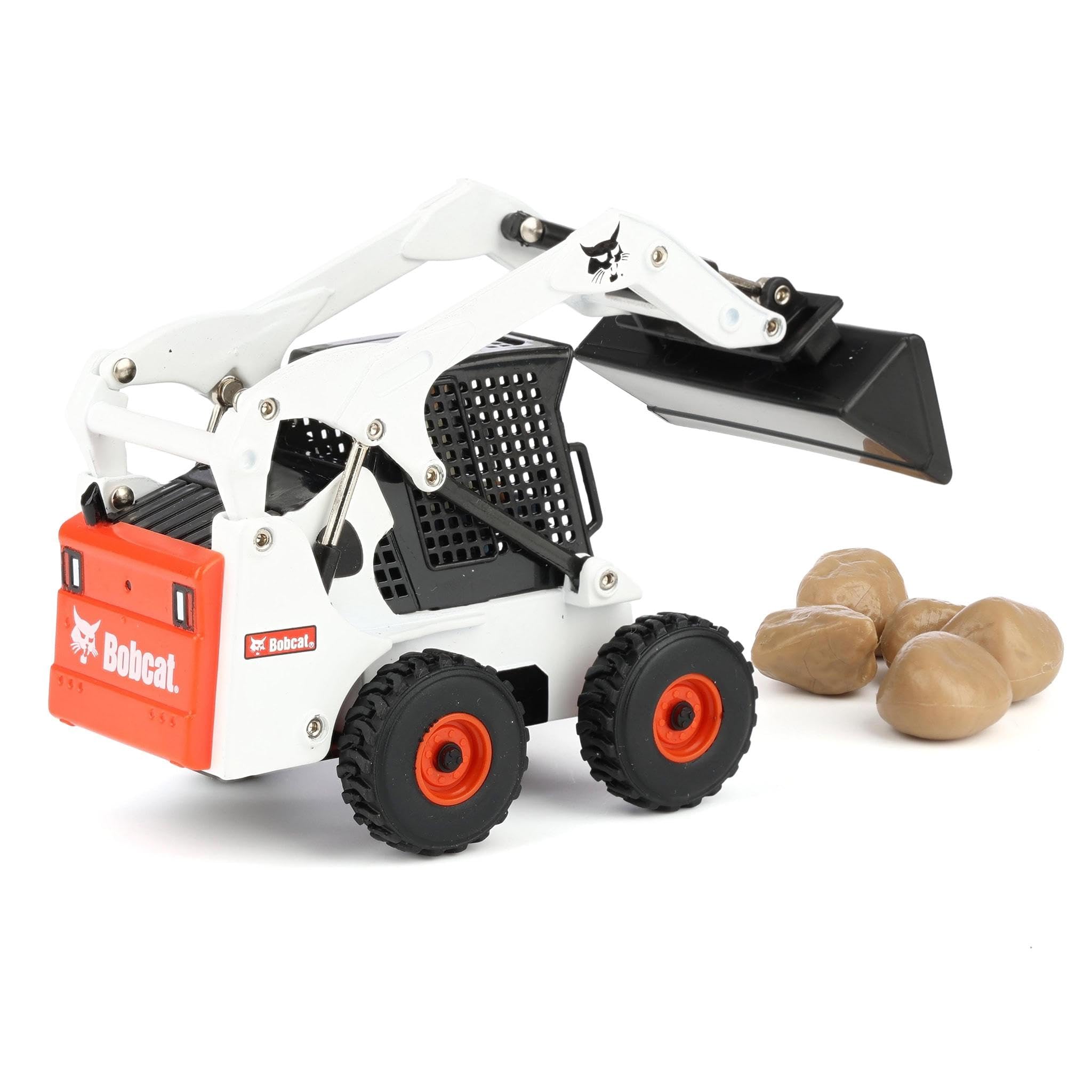 ERTL backhoe boom and bucket for realistic digging play scenarios