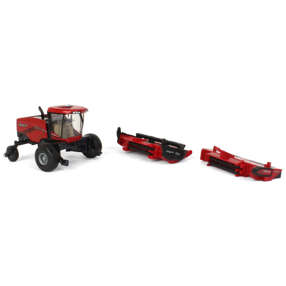 ERTL Case IH WD2505 windrower oscillating rear axle — authentic motion detail.