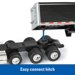 ERTL Freightliner 122SD truck logo close-up for realistic play