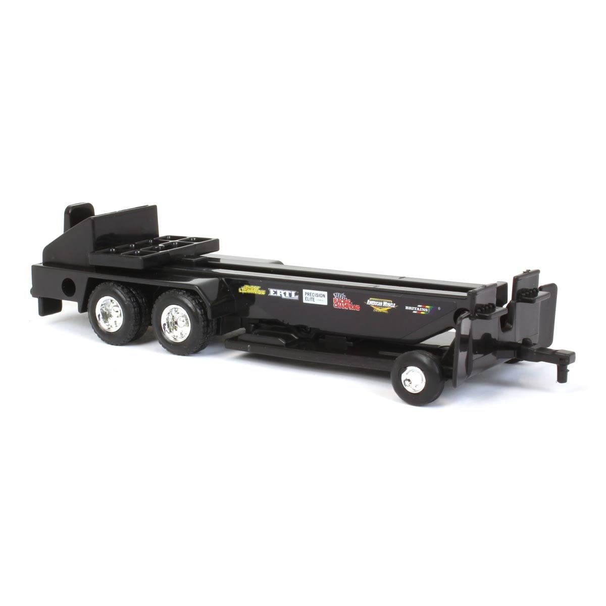 ERTL pulling sled side view highlighting plastic construction and toy feel
