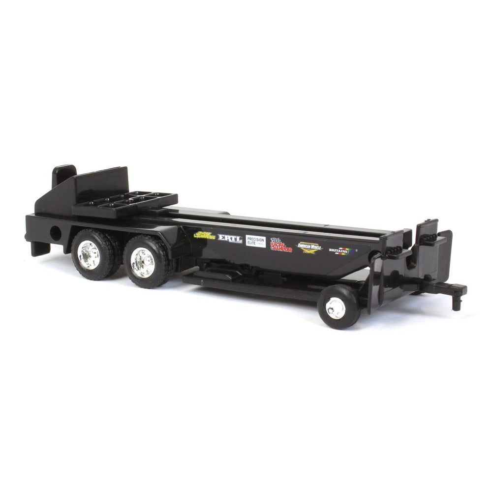 ERTL pulling sled side view highlighting plastic construction and toy feel
