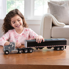 ERTL trailer stand keeps the rig upright when unhitched
