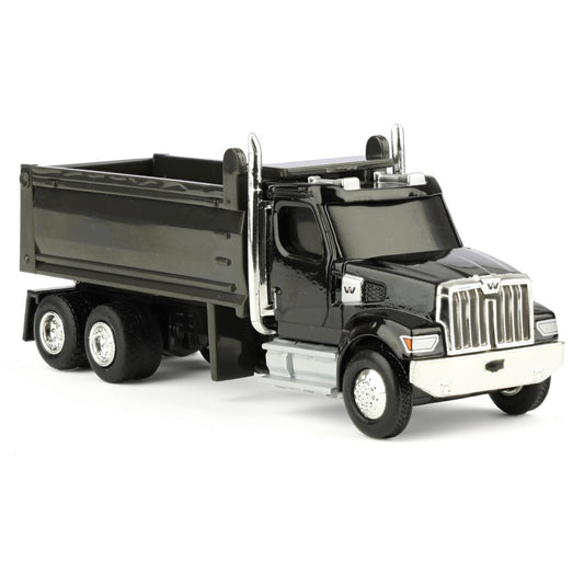 ERTL dump truck bed-raise and lower mechanism adds realistic unloading action