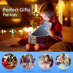 ERUW blue compact tablet for travel and quick note-taking.