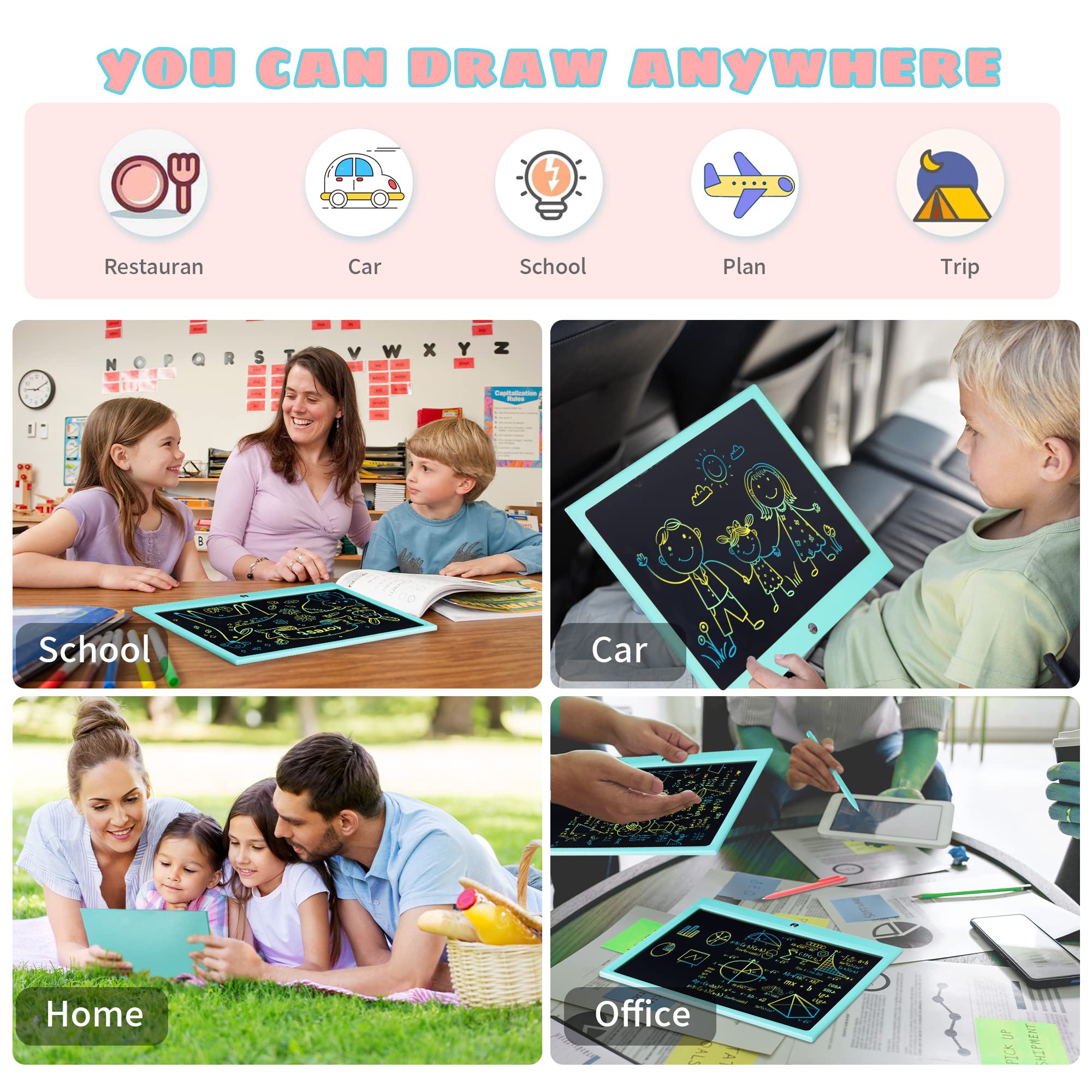 ERUW safe non-toxic materials with rounded corners for little hands