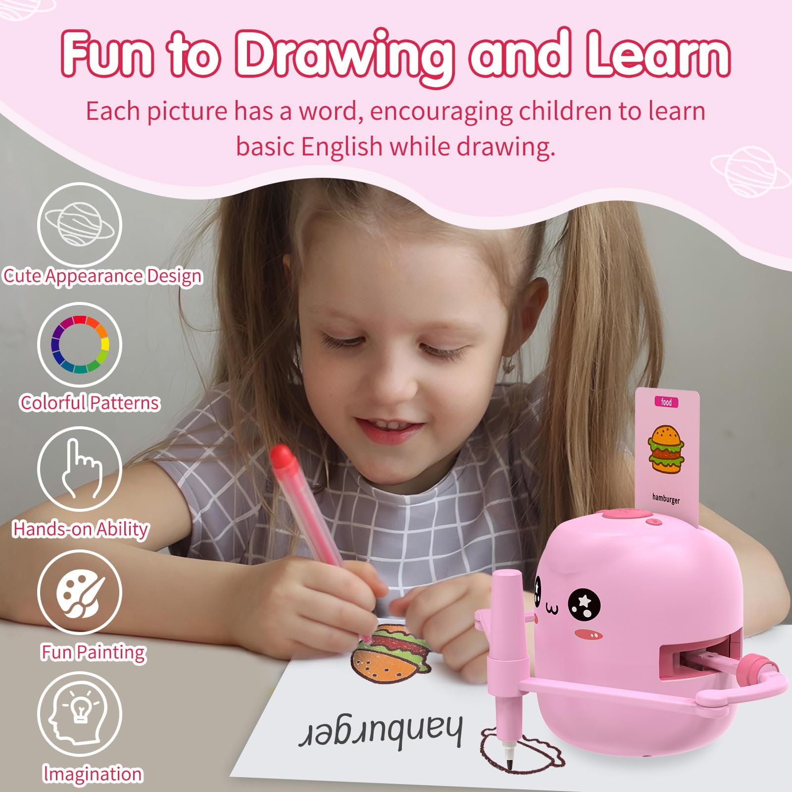 ERYMCS color pens set with 16 colors enables vibrant, engaging artwork.