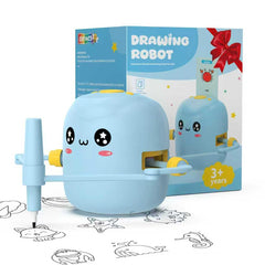 ERYMCS drawing robot for kids with a friendly appearance ready for creative play and learning