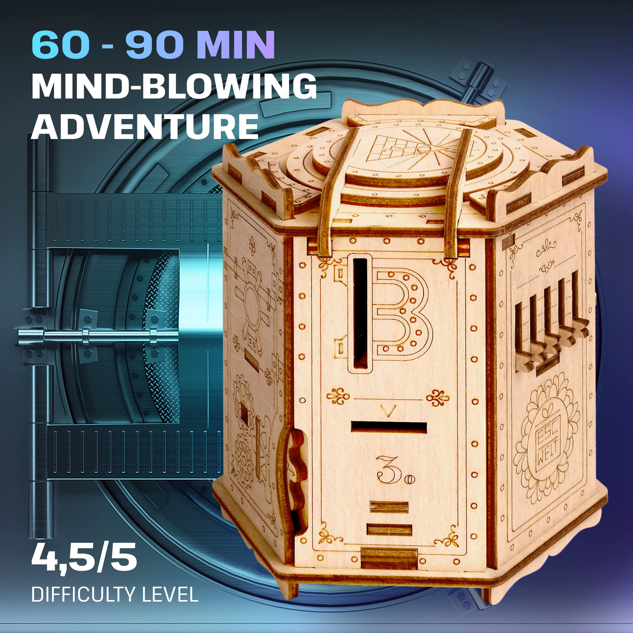 ESC WELT Fort Knox Pro hidden compartment showcases secret storage for small treasures