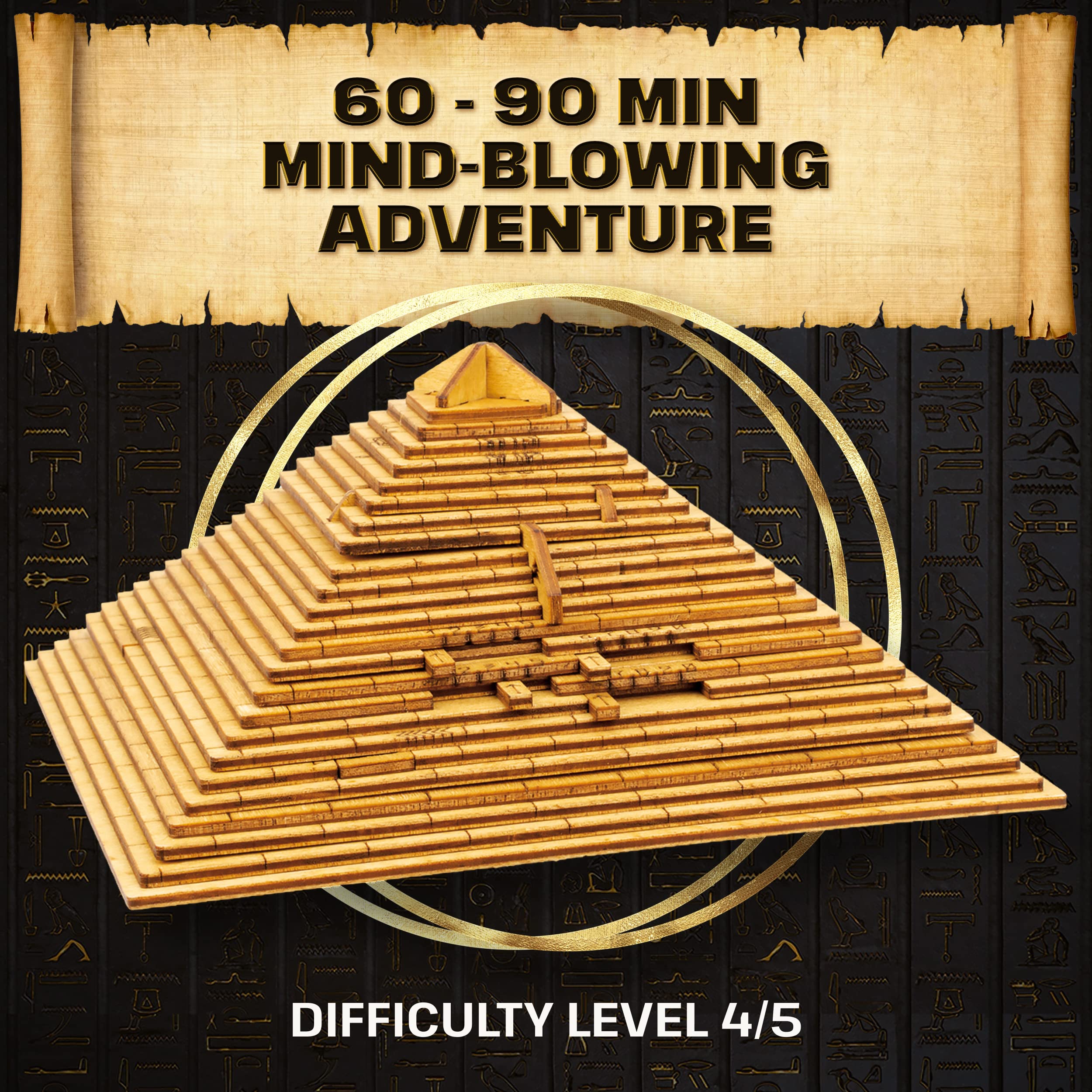 Inside mechanisms of ESC WELT Quest Pyramid, engaging tactile puzzles for problem-solving.