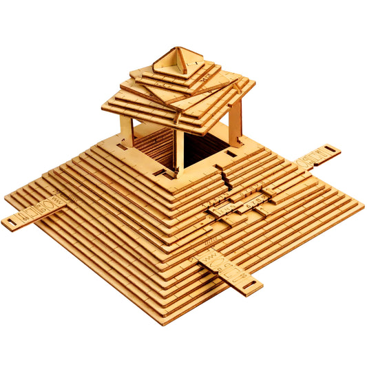 ESC WELT Quest Pyramid Puzzle Box cover view, ideal for a focused home escape room experience.