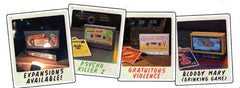 Escape Tabletop Games Psycho Killer: Gratuitous Violence duration helps plan 15-30 minute sessions