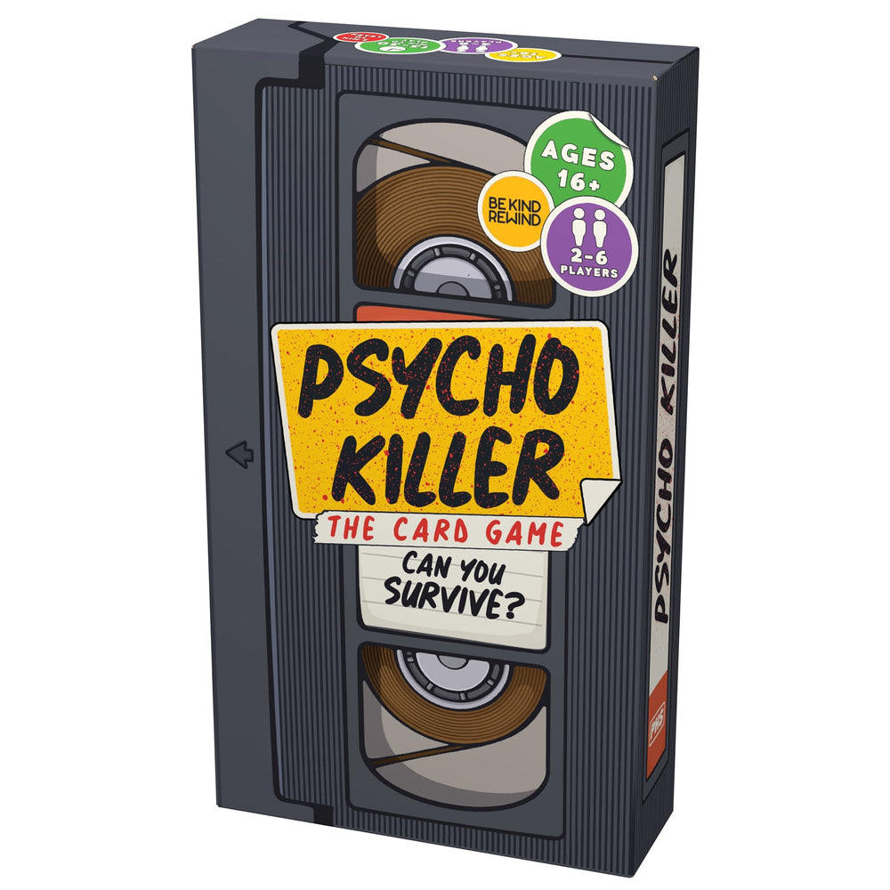 Setup card from Psycho Killer Third Edition guiding easy-start for newcomers.