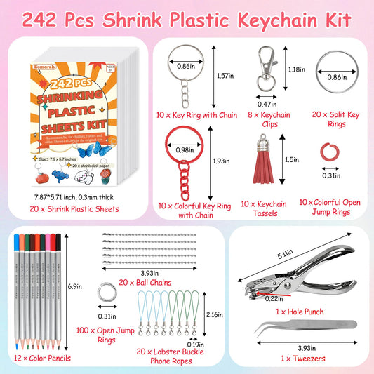 Shrink art paper sheets 7.9 x 5.7 inches ready to draw vibrant designs