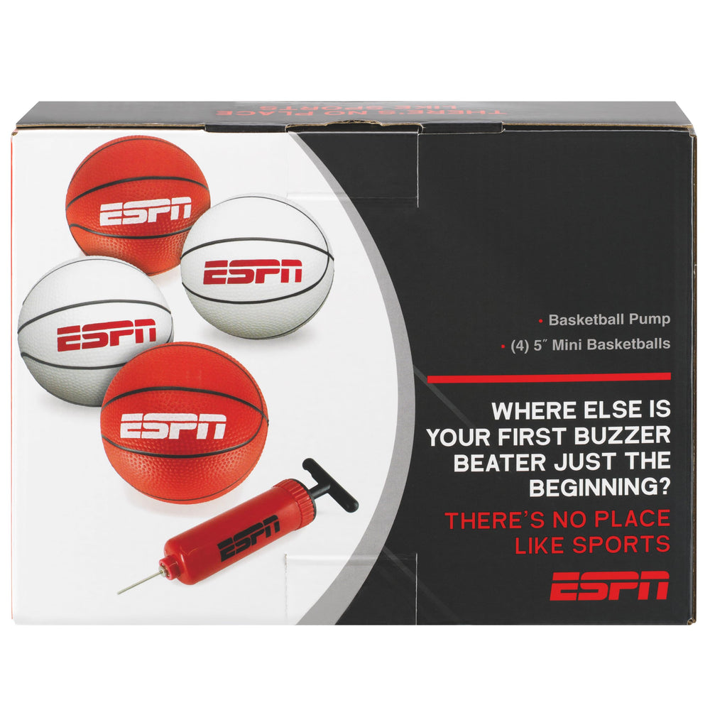 Gift-ready ESPN mini basketball set for sports fans