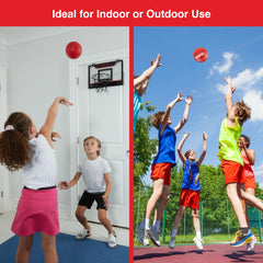 Family night with ESPN mini basketballs for casual play