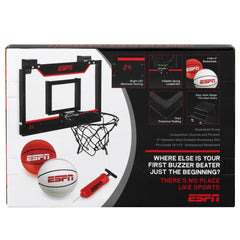 ESPN Mini Basketball Hoop in a compact room setup