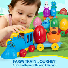 ESPRAY eight farm animals provide counting, matching, and imaginative storytelling.