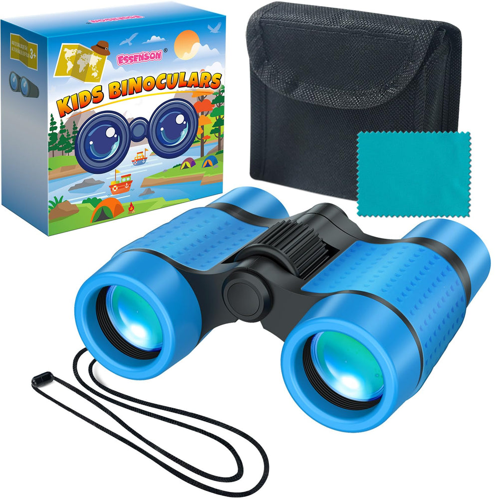 ESSENSON kids binoculars in a compact bird-watching setup for outdoor exploration