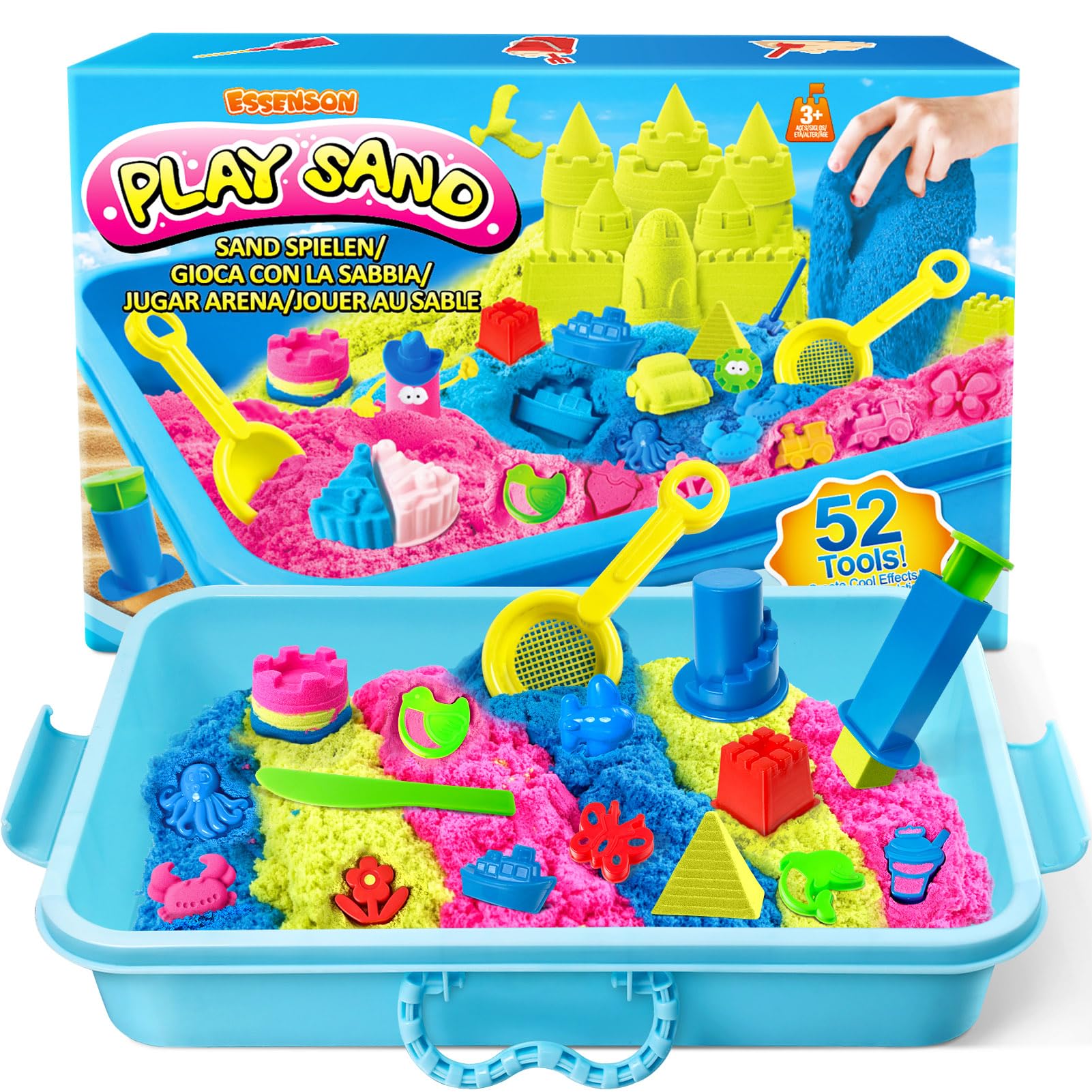 ESSENSON sensory play kit suits indoor or outdoor creative sessions.