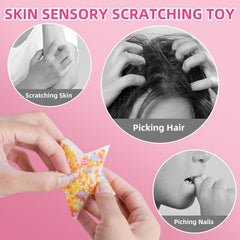 Estardaa soft elastic-texture picking toys provide tactile stimulation during daily routines