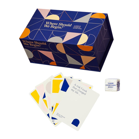 ESTHER PEREL Where Should We Begin card deck for meaningful conversations during game night