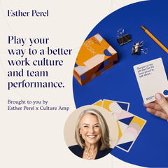 Esther Perel Where Should We Begin? cards laid out for structured discussions and trust-building.