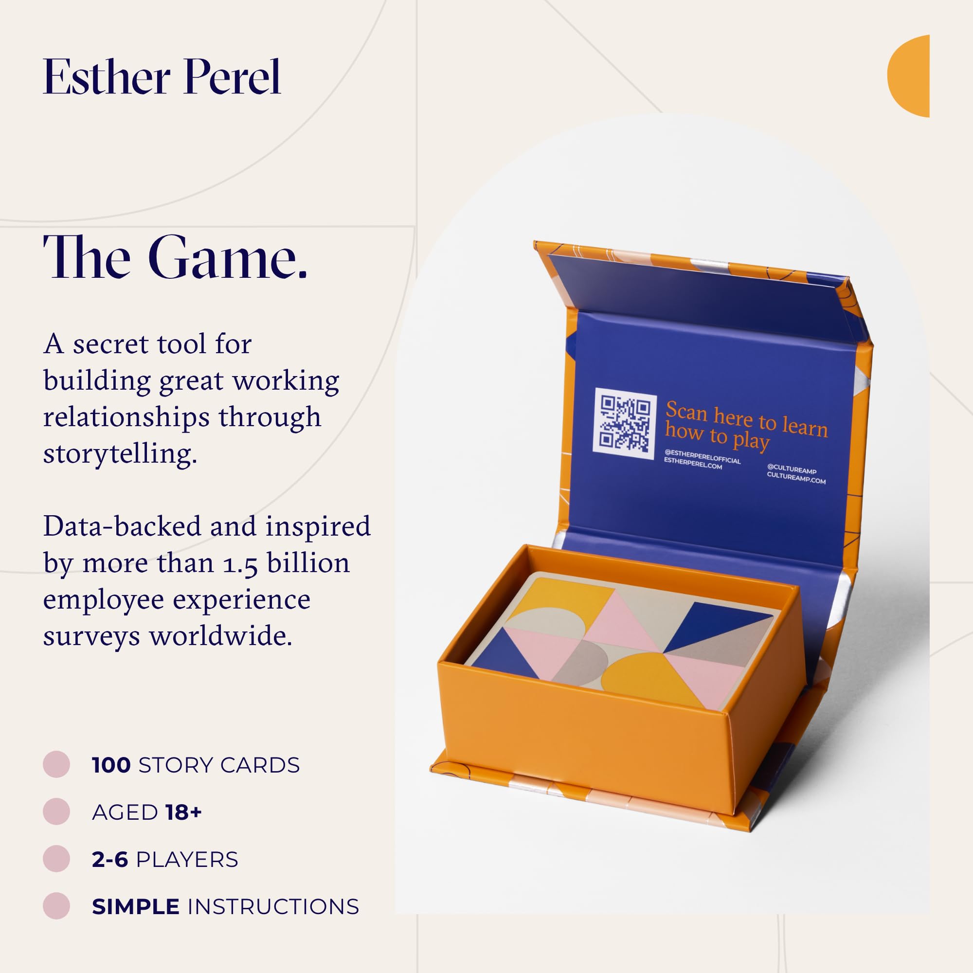 Esther Perel Where Should We Begin? packaging suggesting an easy, giftable team activity.