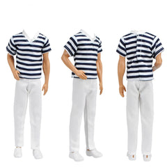 E-TING 3-pair shoes complete 12-inch doll outfits for stylish play.