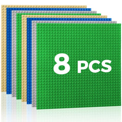 Etarnfly Classic Baseplates 8-pack 10x10 top view for easy grid-based building