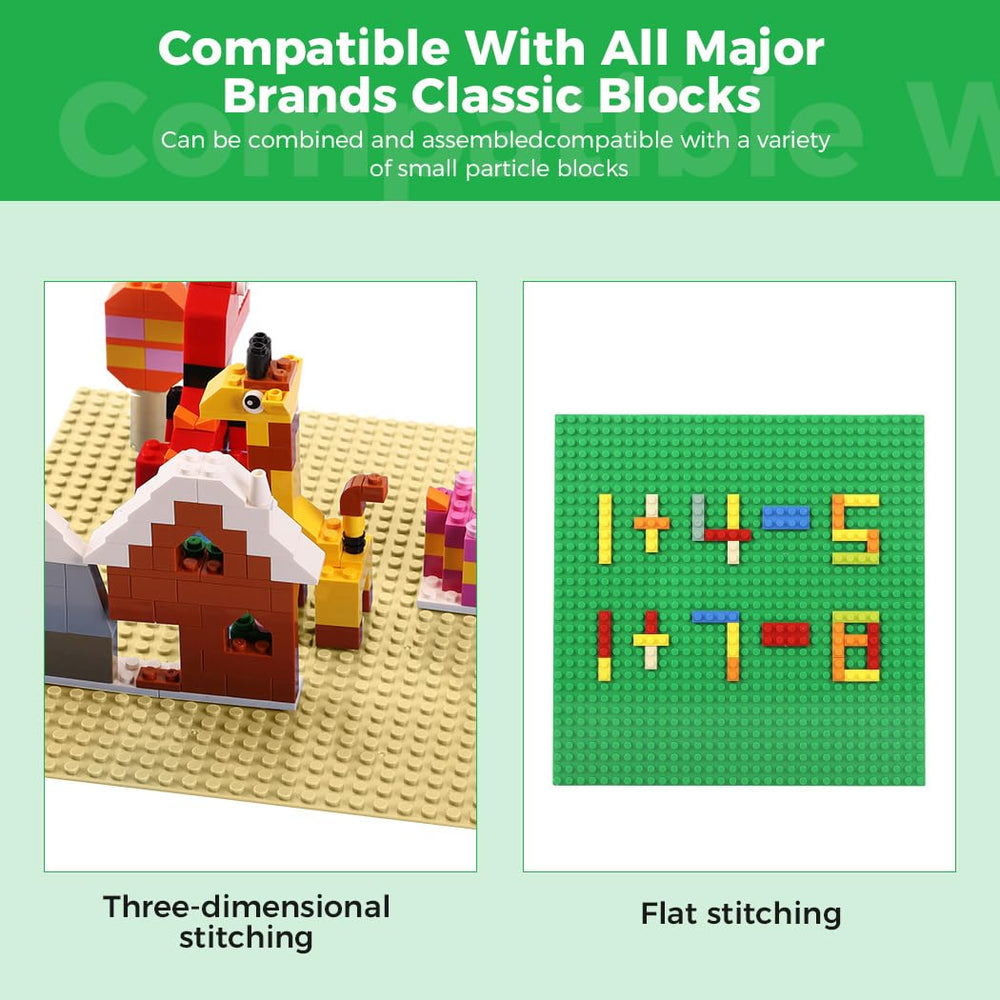Etarnfly Classic Baseplates 8-pack color variety shows vibrant starter surfaces for creativity