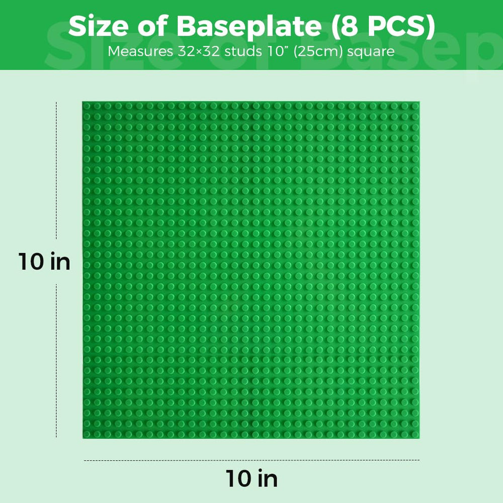 Etarnfly Classic Baseplates 8-pack easy storage and quick setup after playtime
