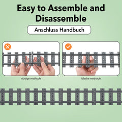 Etarnfly track assembly easy for quick setup and imaginative play.