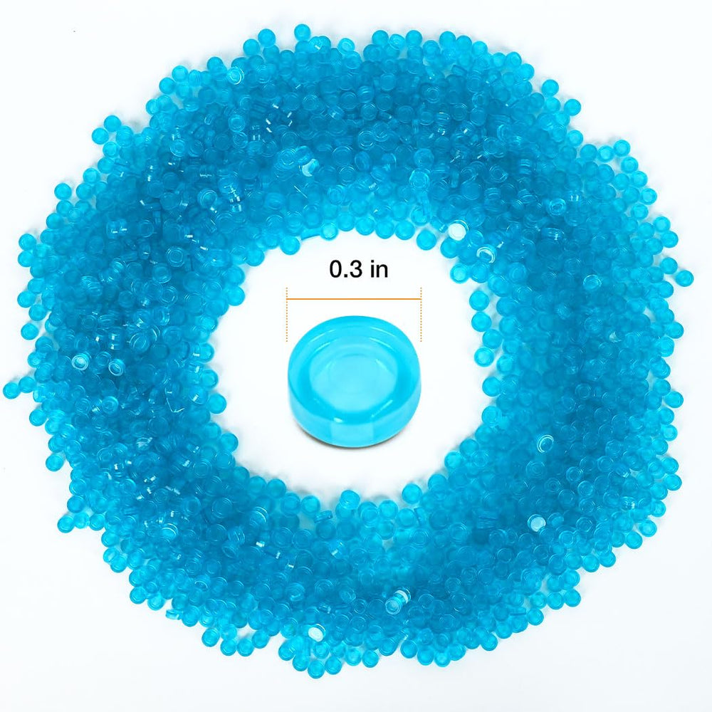 Etarnfly transparent blue pixel bricks for creative DIY projects and learning.