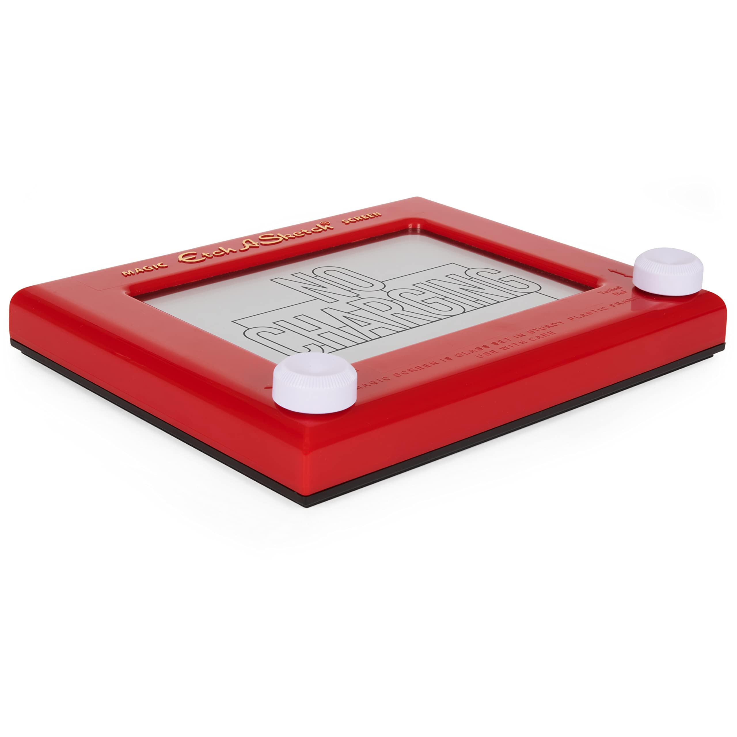 Etch A Sketch Classic Red Drawing Demo presents timeless play for ages 3 and up